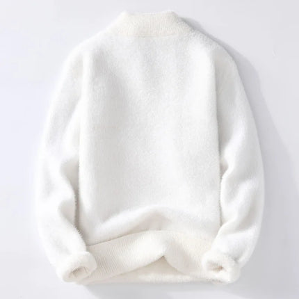 Korean style men's warm sweater V-neck