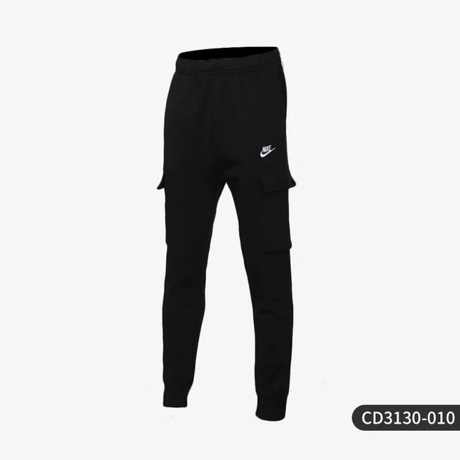 Nike Official Genuine Autumn Winter Men's Tapered Casual Fleece Sports Warm Pants CD3130-010