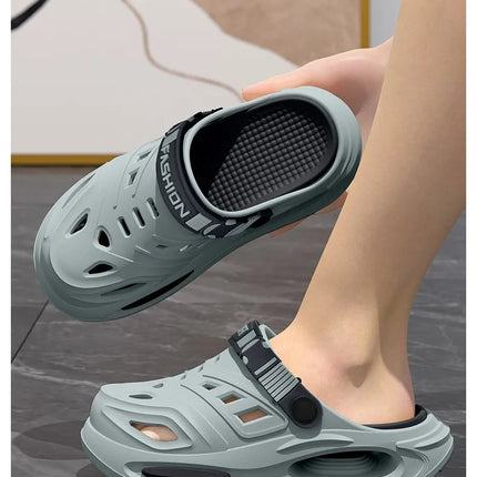 Men's Arch Support Hole Hole oes Summer Outdoor Wear Long Standing Not Tired Foot Anti-Slip Deodorant Slippers