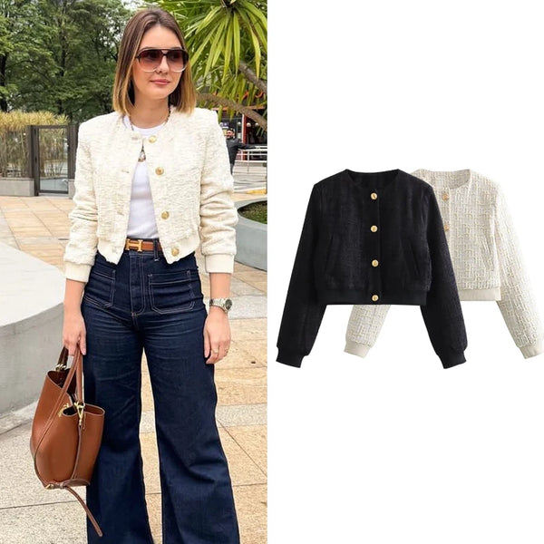 Autumn Women's Coat  Jacket Warm Street Short