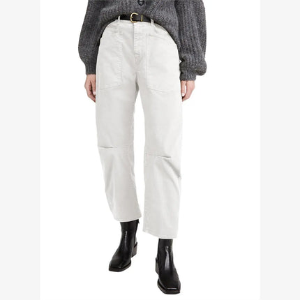 Women Retro Sle Cotton Fabric Mid-Rise