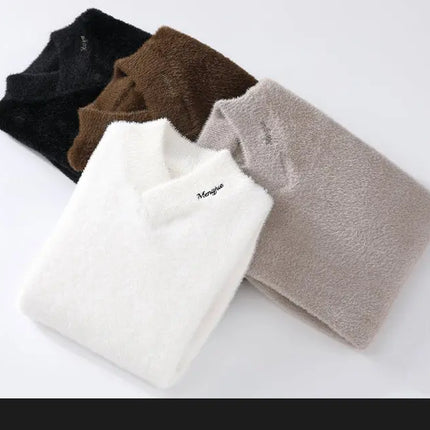 Korean style men's warm sweater V-neck