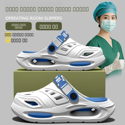 Men's Arch Support Hole Hole oes Summer Outdoor Wear Long Standing Not Tired Foot Anti-Slip Deodorant Slippers