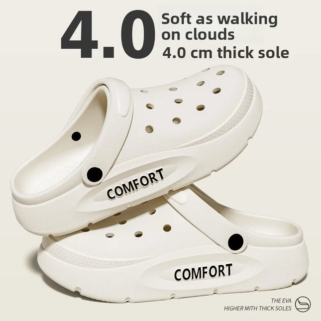 Men's Arch Support Hole Hole oes Summer Outdoor Wear Long Standing Not Tired Foot Anti-Slip Deodorant Slippers