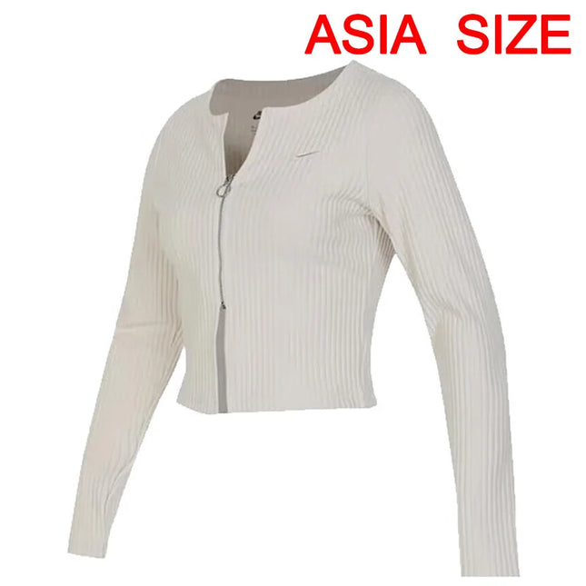 NIKE AS W NSW NK CHLL KNT RIB FZ CR Women's