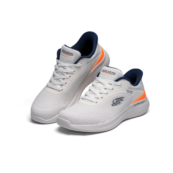 Skechers Men's Casual Shoes Autumn Outdoor Sports Mens Breathable Lightweight Running Walking Shoes Slip-ins Hands Free Sneakers