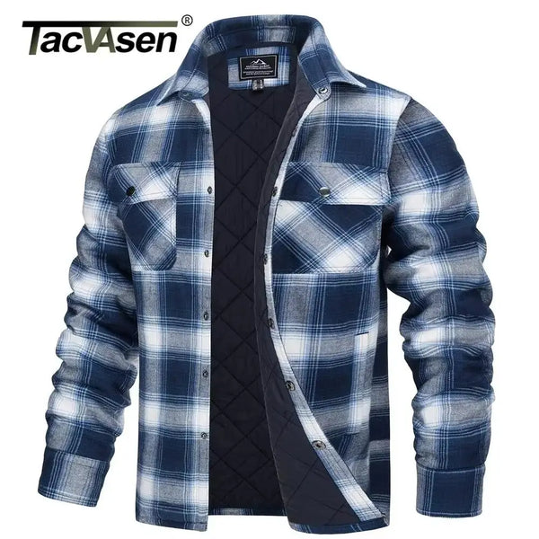 TACVASEN  Cotton Jackets Men's