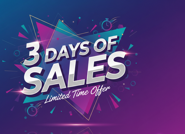 create a ad.
3 Days of Sales, do it professionally. 